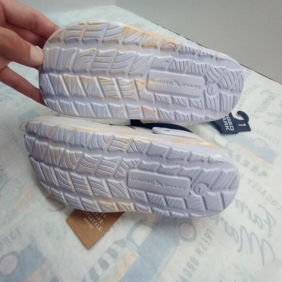 Rugged Shark Slip-On Water Clogs – Size 1 kids - Picture 6 of 6